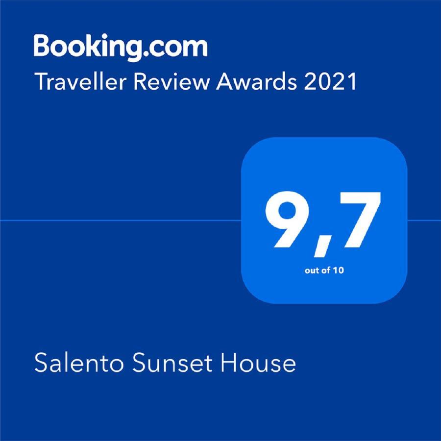 Salento Sunset House Villa Pulsano Exteriör bild