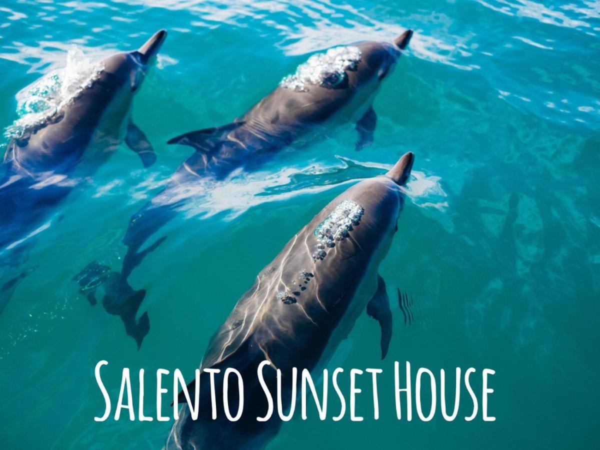 Salento Sunset House Villa Pulsano Exteriör bild